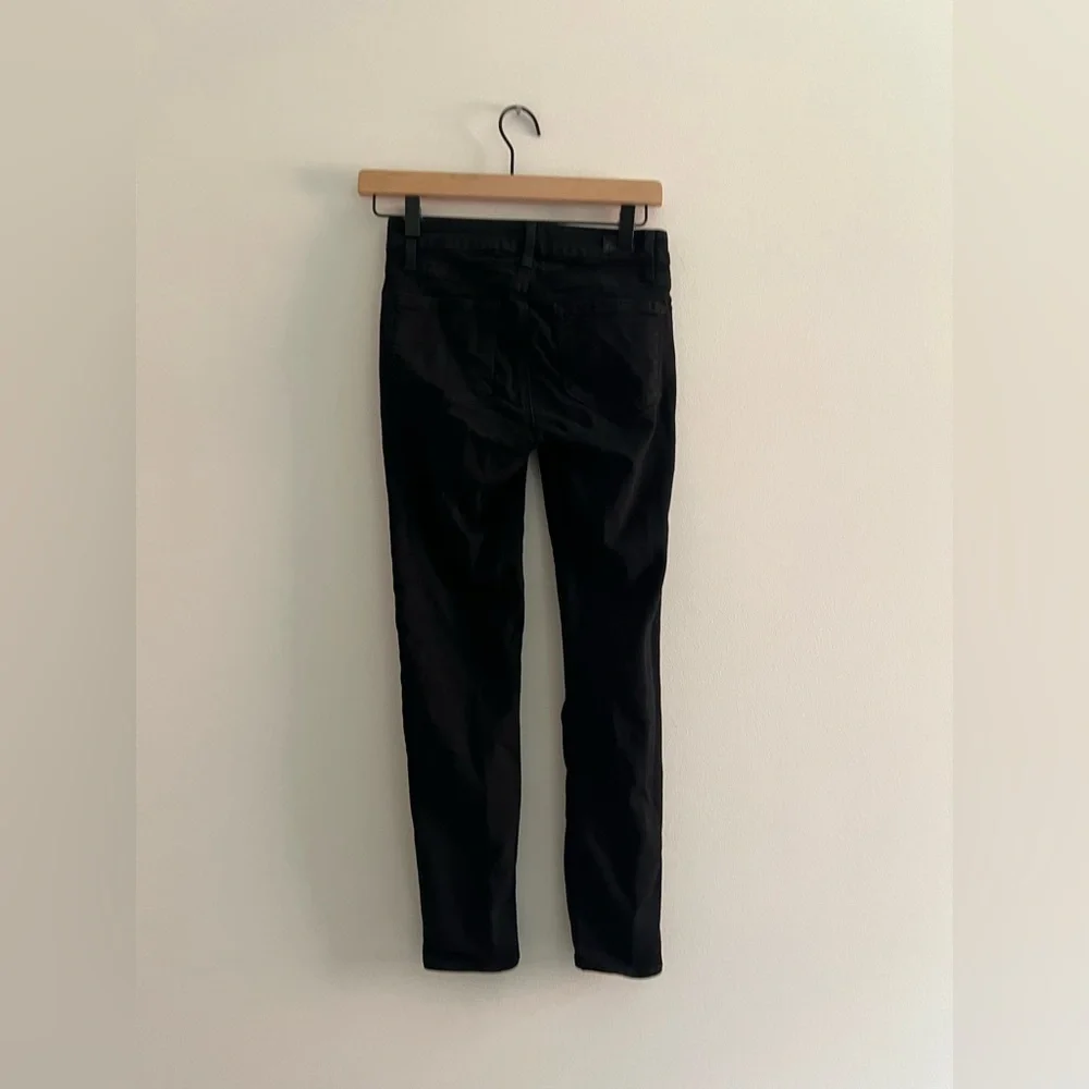 Paige Verdugo Crop Black Skinny Jeans Women’s Size 24 - Picture 4 of 7